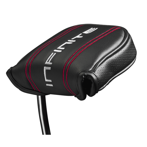 wg1p033701 9 infinite bucktown putter headcover mens black red