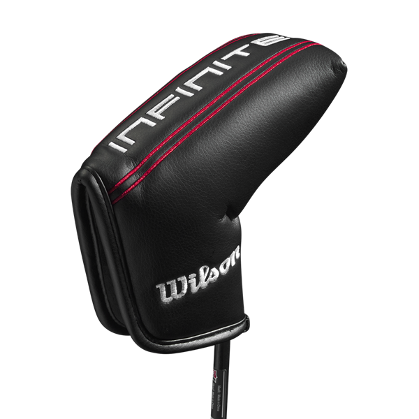 wg1p033901 9 infinite west loop putter headcover mens black red