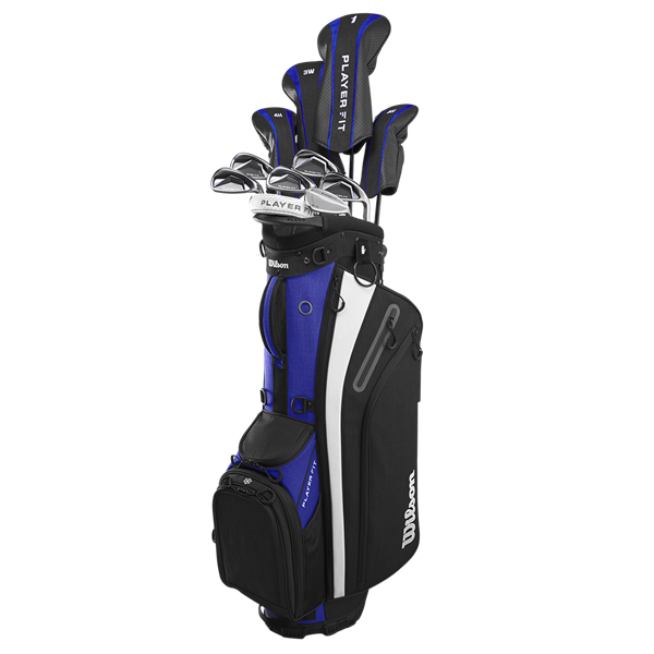 Wilson Mens Player Fit Premium Complete Golf Set (Graphite Shaft)