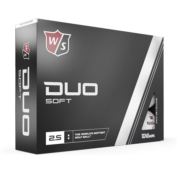 Wilson Duo Soft White Golf Balls (12 Balls)