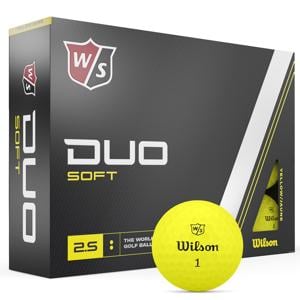 Wilson Duo Soft Yellow Golf Balls