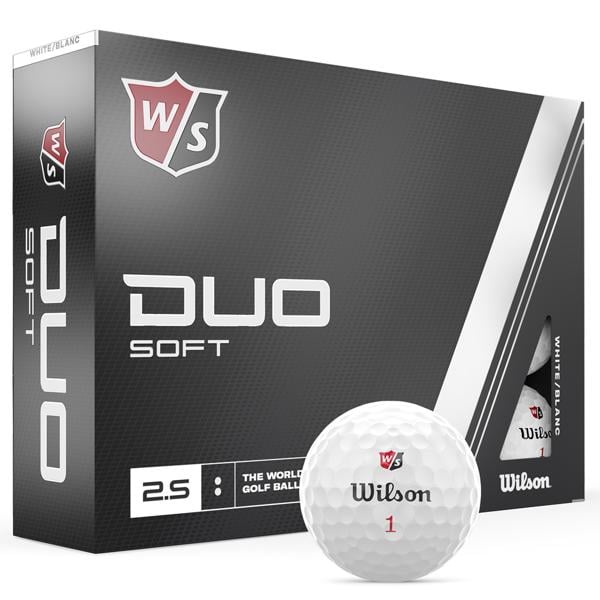 Wilson Duo Soft White Golf Balls (12 Balls)