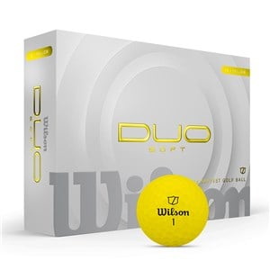 Wilson Duo Soft Yellow Golf Balls 12 Balls 2025