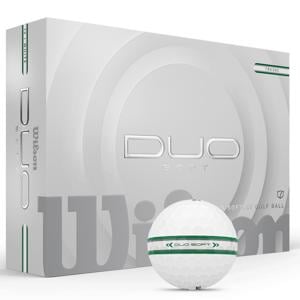 Wilson Duo Soft TRK360 White/Green Golf Balls