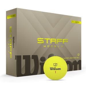 Wilson Staff Model X Yellow Golf Balls 2026