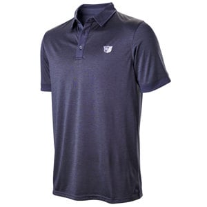 Wilson Mens Stripe Heather Polo Shirt