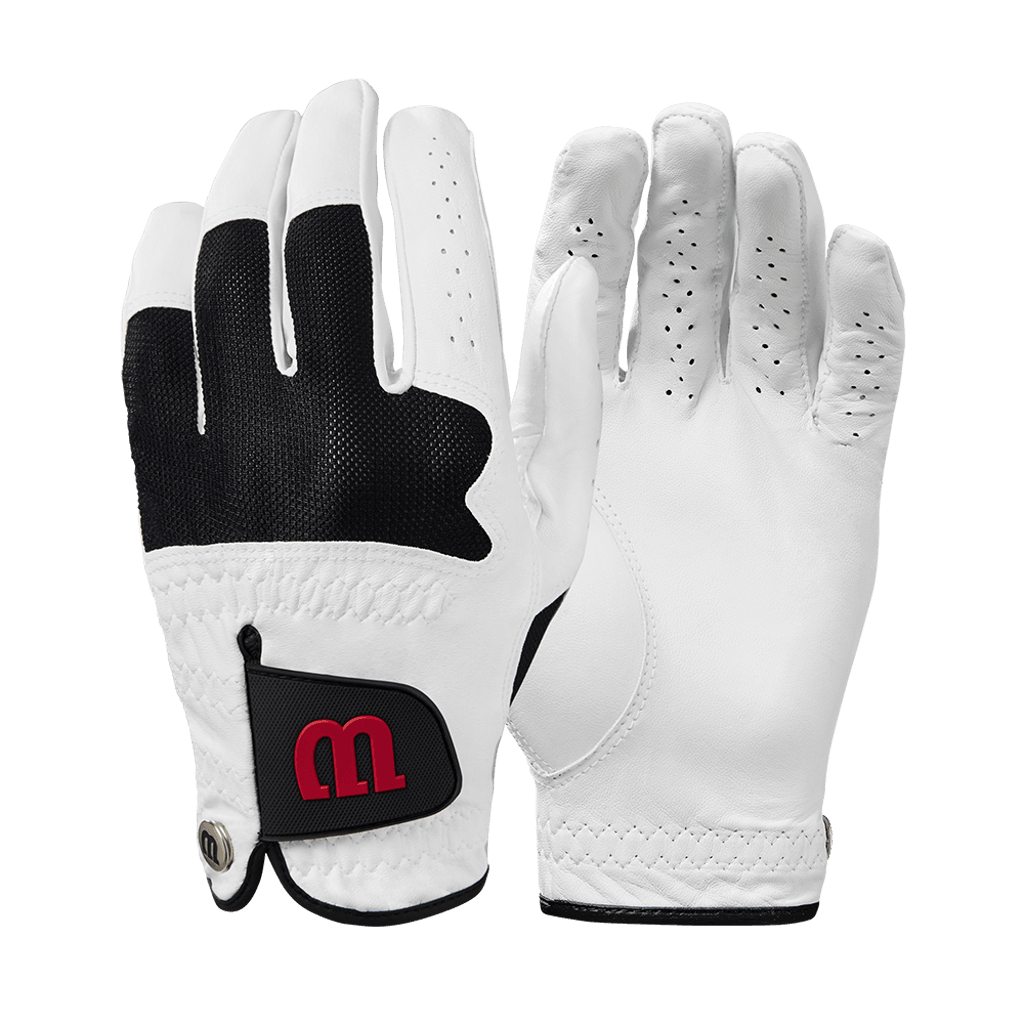 wgja00062 2 advantage mens glove bl wh