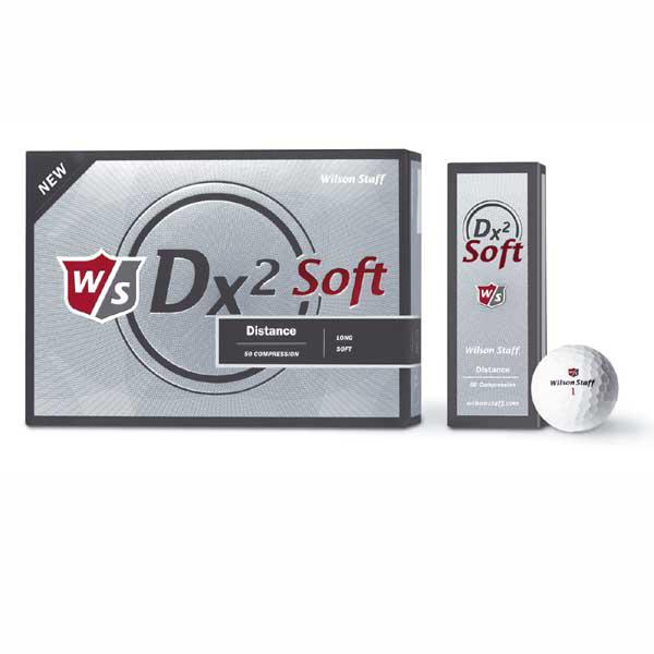 Wilson Staff DX2 Soft Distance Golf Balls (12 Balls)