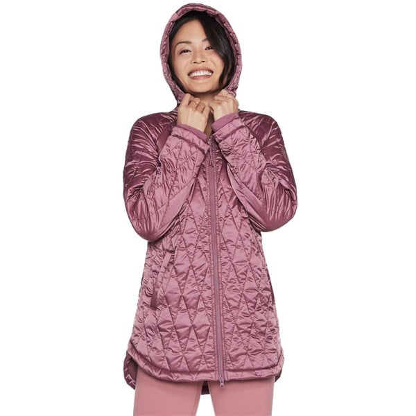 Skechers Ladies GOWALK Diamond Quilt Hoodies