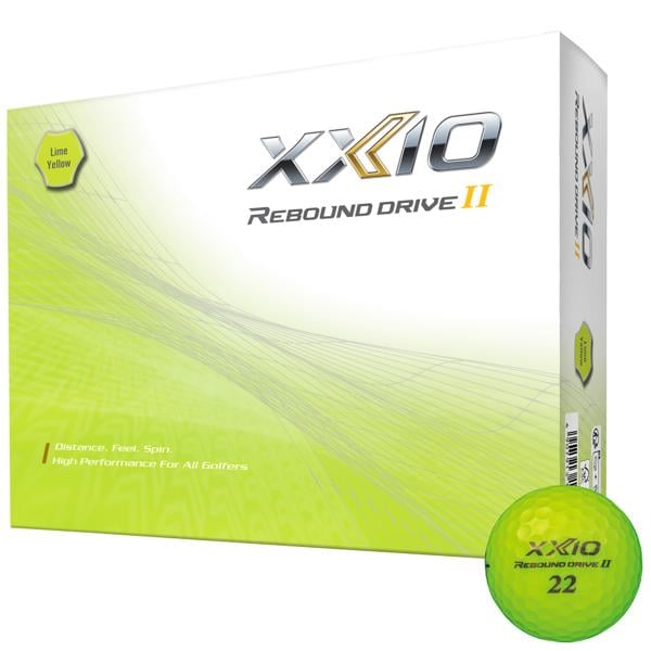 XXIO Rebound Drive 2 Yellow Golf Balls (12 Balls)