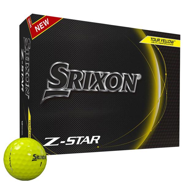 Srixon Z-Star Tour Yellow Golf Balls (12 Balls) - Prior Gen