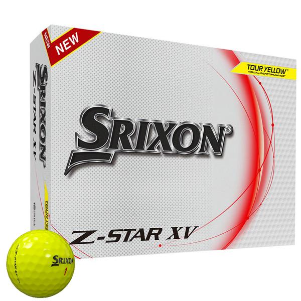 Srixon Z-Star XV Tour Yellow Golf Balls (12 Balls) - Prior Gen
