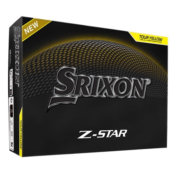 Srixon Z-Star Tour Yellow Golf Balls (12 Balls) 2025