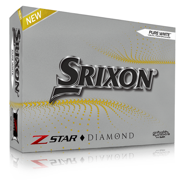 Srixon Z-Star Diamond Golf Pure White Balls (12 Balls)