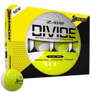 Srixon Z-Star Divide White/Yellow Golf Balls 2025