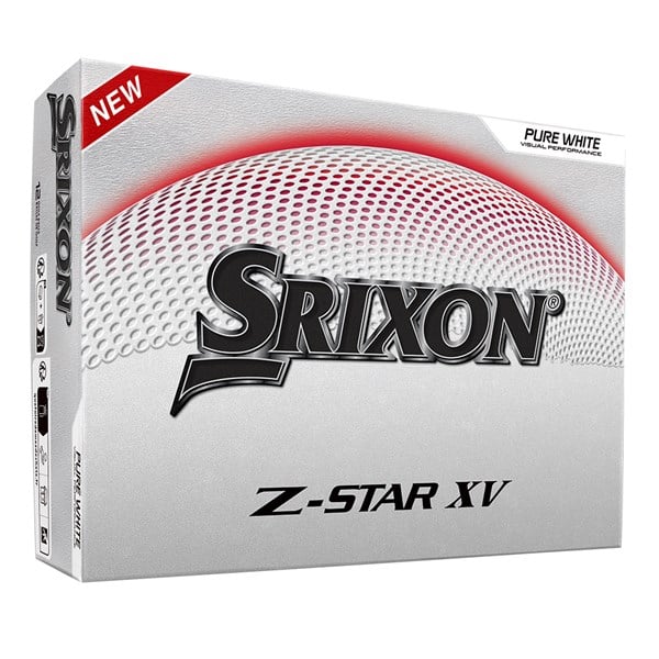 Srixon Z-Star XV Pure White Golf Balls (12 Balls) 2025