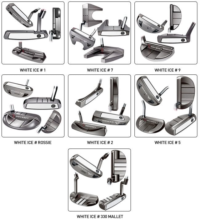 Odyssey outlet white ice 330 mallet putter