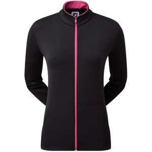 FootJoy Ladies Full Zip Knit Colour Block Midlayer Top