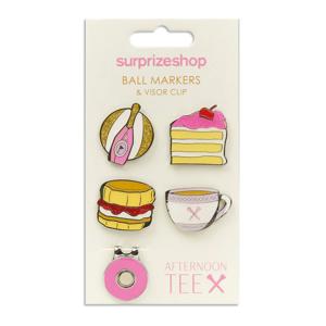 Ball Markers and Visor Clip Set