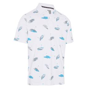 Callaway Mens All Over Golf Novelty Print Polo Shirt
