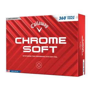 Callaway Chrome Soft 360 Triple Track White Golf Balls