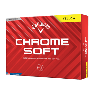 Callaway Chrome Soft Yellow Golf Balls