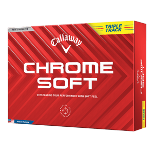Callaway Chrome Soft Triple Track Yellow Golf Balls