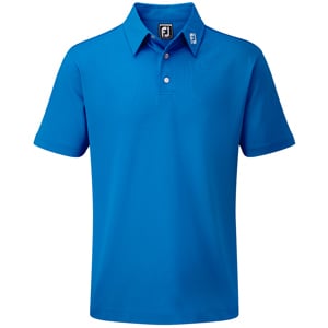 FootJoy Mens Stretch Pique Solid Colour Athletic Fit Polo Shirt