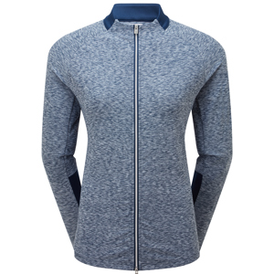 FootJoy Ladies Space Dye Thermal Full-Zip Midlayer Fleece
