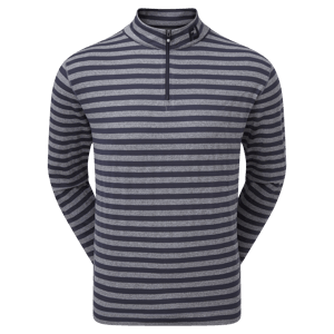 FootJoy Mens Peached Jersey Tonal Stripe Chill-Out Pullover