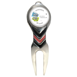 Silver Apex Arrow Pitchfork + Dome 3D Decal Logo - Personalised