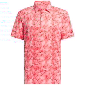 adidas Mens Ultimate365 Mesh Print Polo Shirt