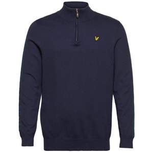 Lyle and Scott Mens Branded 1/4 Zip Pullover