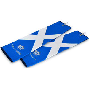 Saltire Microfibre Golf Towel - Personalised