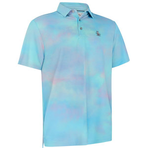 Original Penguin Mens Soft Filtered Tie Dye Print Polo Shirt