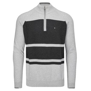 Oscar Jacobson Mens Ascot Pin Knit Pullover