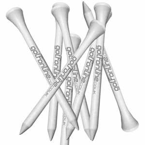 GolfOnline Logo - Wooden Golf Tees