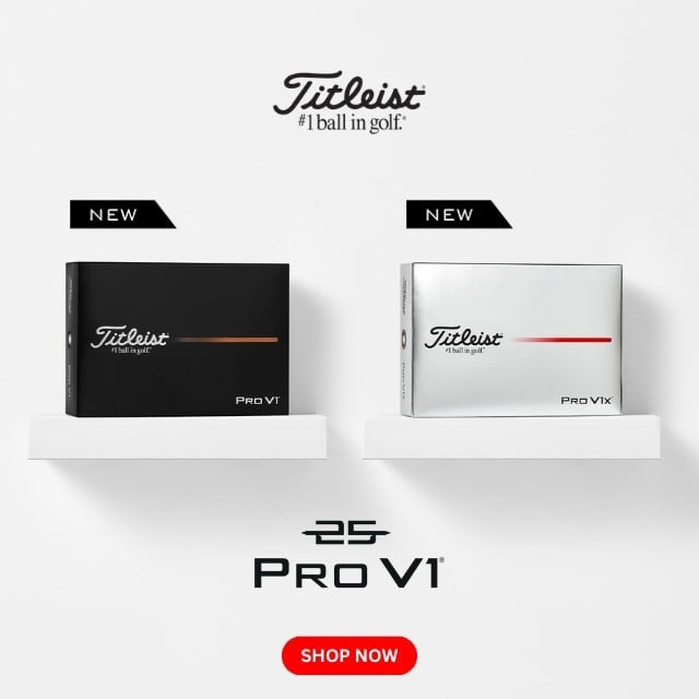 Banner Titleist-2025-Pro-V1-Golf-Balls